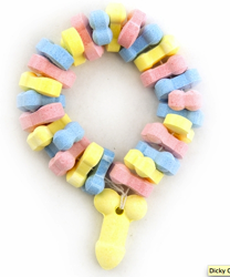 dicky charms penis candy bracelet